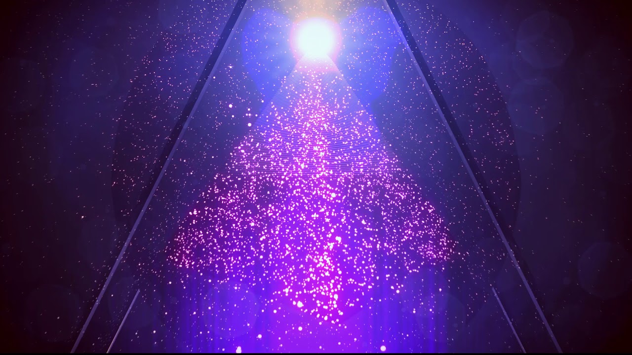 4K Blue Rays w/ Purple Stars - Moving Background #AAVFX on Make a GIF