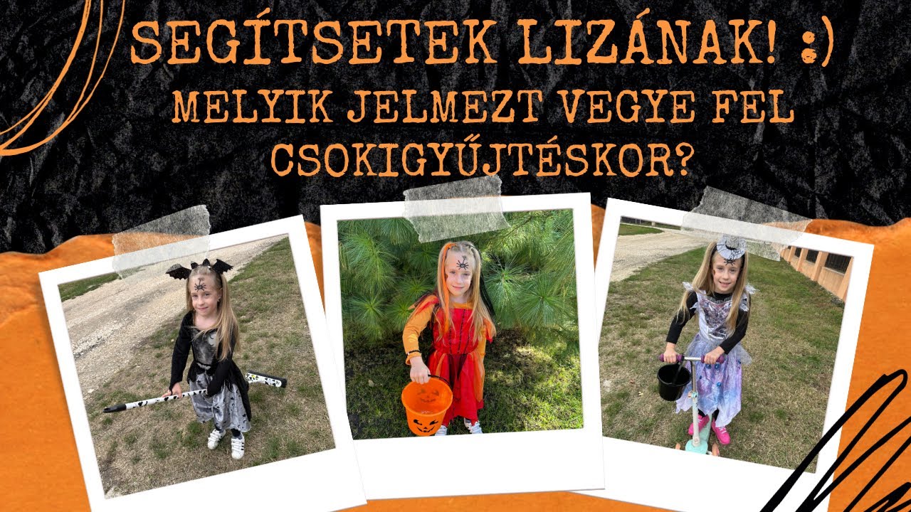 Melyik Halloween jelmezt vegye fel Liza? 🥰🎃👻