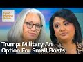 President Trump Says the UK Should Use the Military to Help Tackle Small Boats