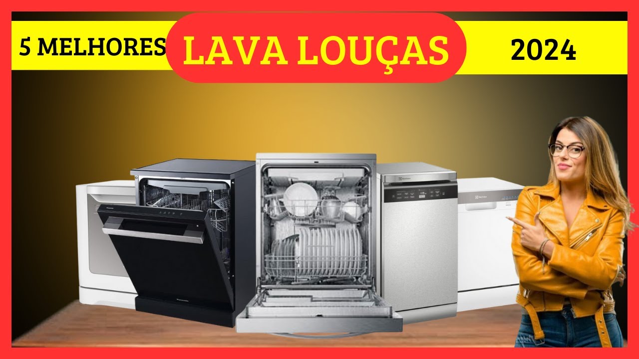 " Top 5 melhor MAQUINA DE LAVAR LOUÇA em 2024 - Melhor Custo Beneficio ...