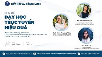 Kết nối và Đồng hành: Dạy học trực tuyến hiệu quả