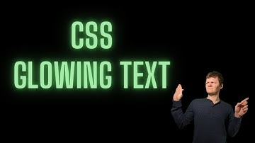 How to Create Glowing Text using CSS