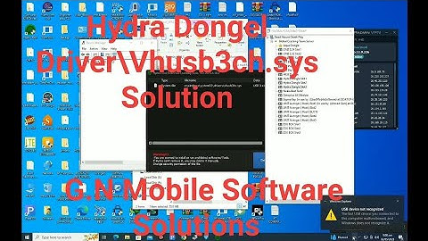 Hydra Dongle Share problem Vhusb3ch.sys Permanent Solution .. , After Restart No tension,.