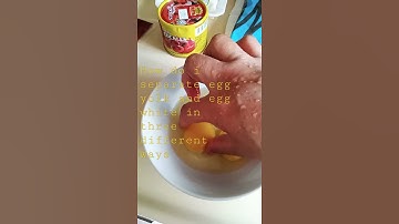 how to separate egg yolks and egg whites #shorts #eggs #eggyolks #eggwhites #cusinanimarithatbp