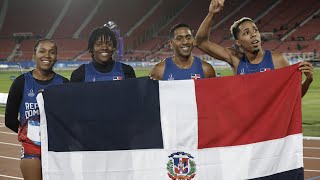 Equipo dominicano 🇩🇴 4x400 mixto gana la medalla de oro 🥇en los Juegos Panamericanos │Santiago 2023│