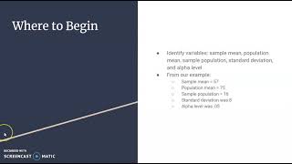 Tutorial Guide for Hypothesis Testing (Statistics/Data Analytics)