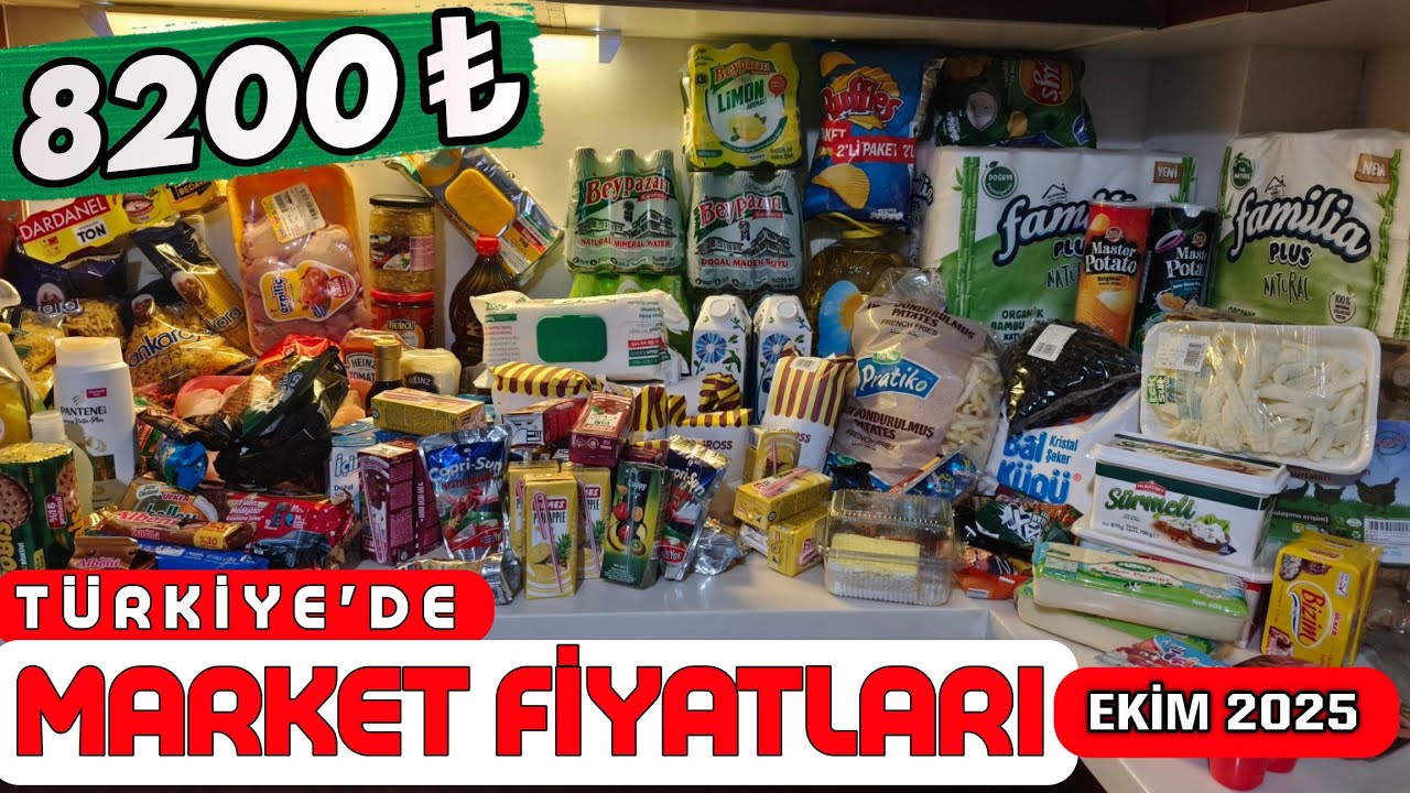 Türkiye'de Market Fiyatları  🛒 Dev Market Alışverişi 🛒 Market İndirimleri 🛒Eylül 2025