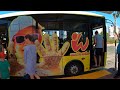 Aska Lara Resort and Spa - Wet' n Wild Park SHUTTLE BUS Ride - Antalya - Turkey (4K)