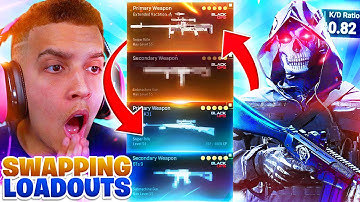 SWAPPING LOADOUTS WITH MY RANDOM DUO IN WARZONE!