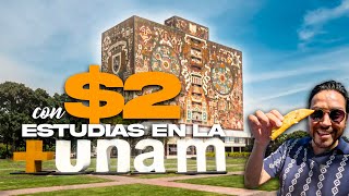 Cosas que No sabias de la UNAM | Con $2 PESOS estudias la UNIVERSIDAD!