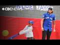 Bringing the ballpark to the hospital: Pediatric patients meet the Blue Jays