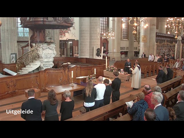 Grote Kerk Dordrecht  - vrijdag 2 oktober 2026 - uitvaart mevr. van Doorn-Udo