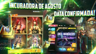 CONFIRMADO! DATA DO EMOTE BANDEIRÃO, TODAS AS ROUPAS DA PRÓXIMA INCUBADORA DE AGOSTO E MUITO MAIS!