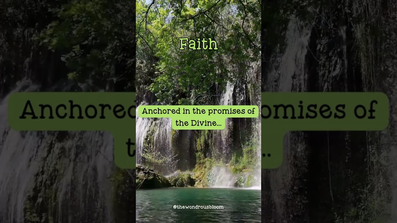 Faith: Anchoring in Divine Promises for Stability and Hope