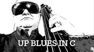 Up Blues in C Bass Line Play Along Backing Track