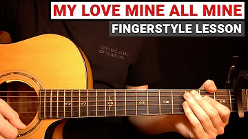 Mitski - My Love Mine All Mine | Fingerstyle Tutorial (Guitar Lesson)