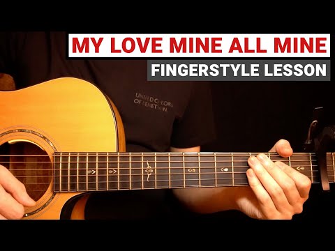 Mitski - My Love Mine All Mine | Fingerstyle Tutorial (Guitar Lesson)