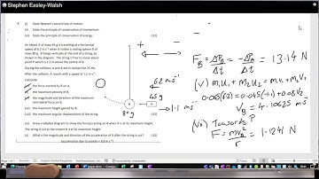 2021 Physics Leaving Cert Exam Higher Level Question 7 [Q and A]