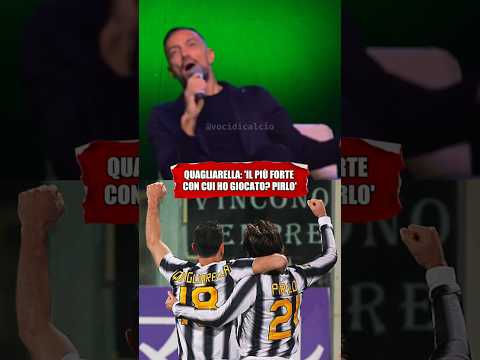 Video Quagliarella non ha dubbi: Il più forte con cui ho giocato è Pirlo. E l'aneddoto è da ridere