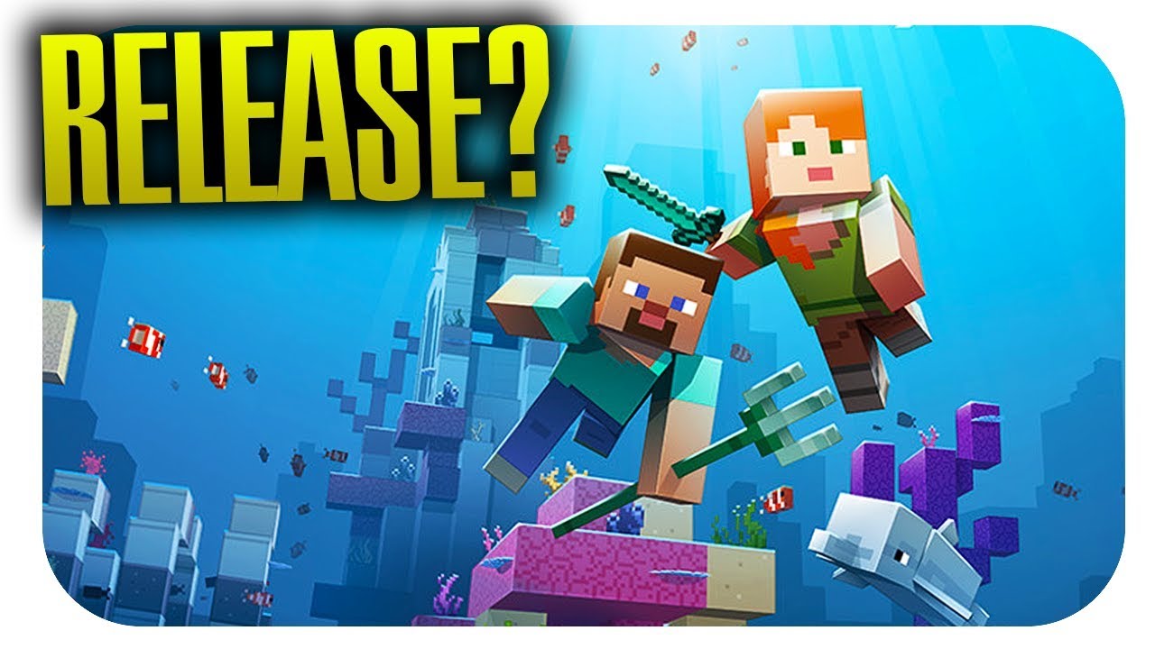 Release Date Des Aquatic Updates Minecraft Konsole 1 13 Update Tu66 Youtube