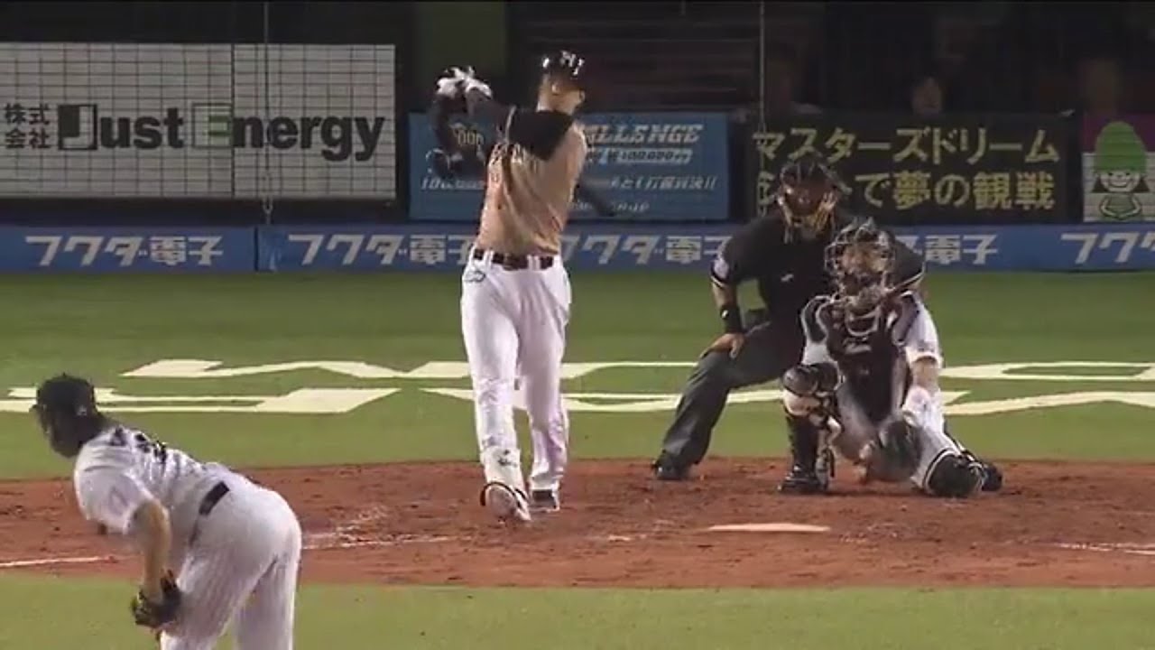 8回表】ファイターズ・大谷の打球音も規格外!! 8号勝ち越しホームラン