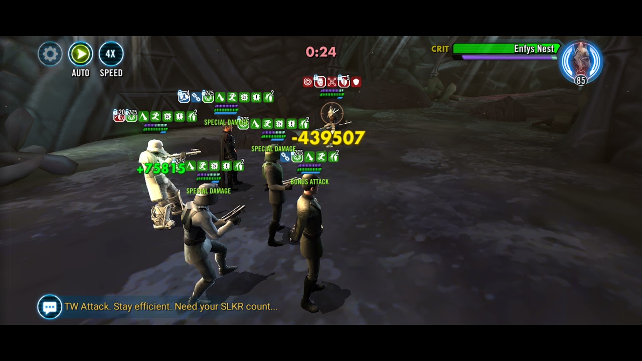 SWGOH Nest with SEE prevents the easy Imperial Troopers counter