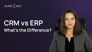 What's the difference between CRM and ERP ? What's the difference between CRM and ERP ?
