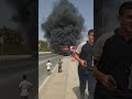 احتراق حافلة ركاب في شلف 