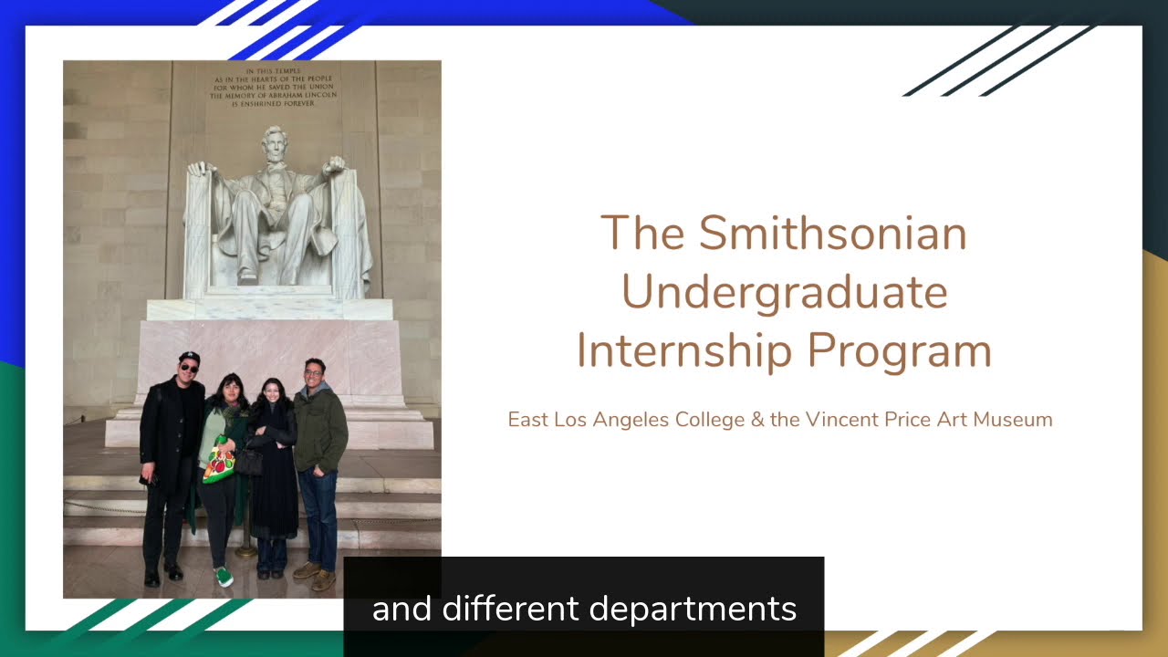 Smithsonian Internship Program Virtual Info Session with provided