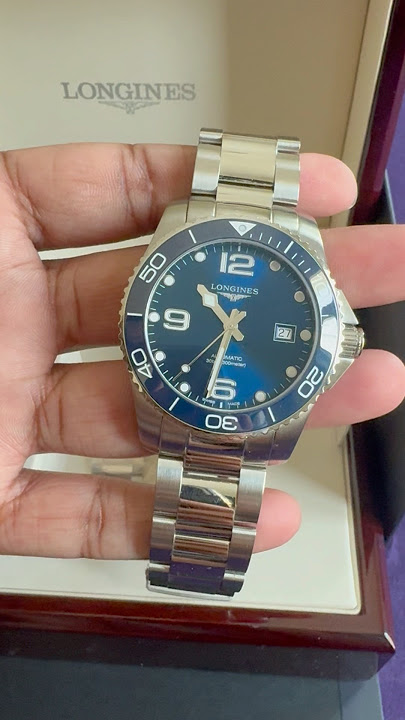 My New Watch ❤️ Longines | Hydroconquest Automatic watch 41mm, Sunray blue L37814966