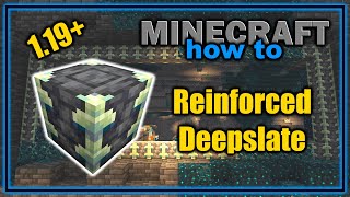 What Is Reinforced Deepslate Can You Break It 1 19 Easy Minecraft Tutorial