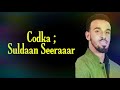 Suldaan seeraar lyrics heestii qalbi nuuriya  kal nadiifiyaay nus iga midaay