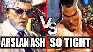 Tekken 8 🔥 Arslan Ash (VICTOR) vs So Tight (FENG) 🔥 High Level Gameplay