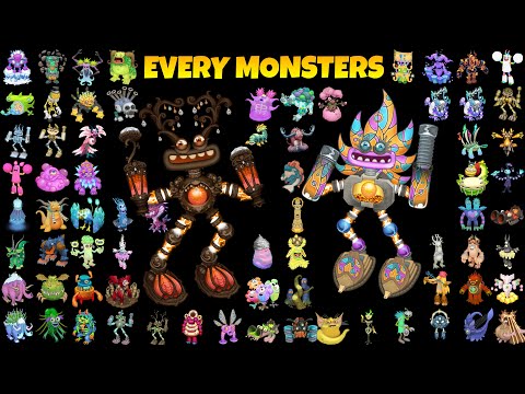 Every MSM Monsters - Sounds And Animation ~ My Singing Monsters