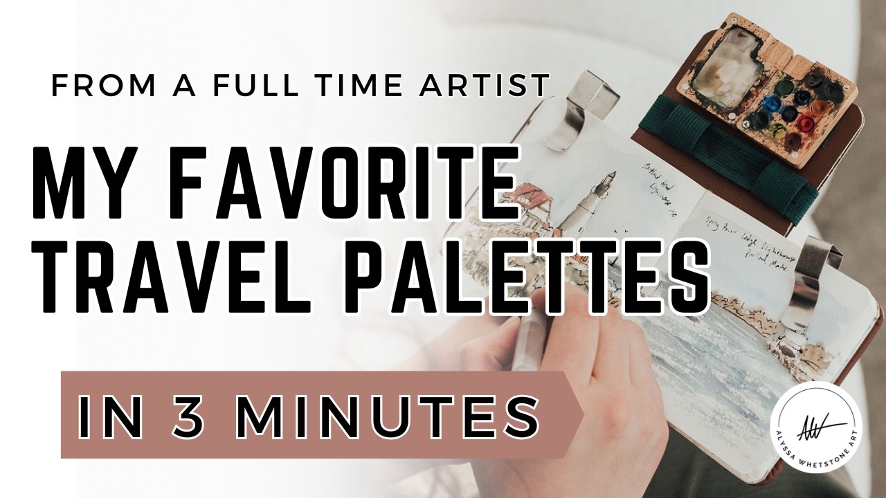 Мои любимые палитры акварельных красок для путешествий — от профессиональной художницы.