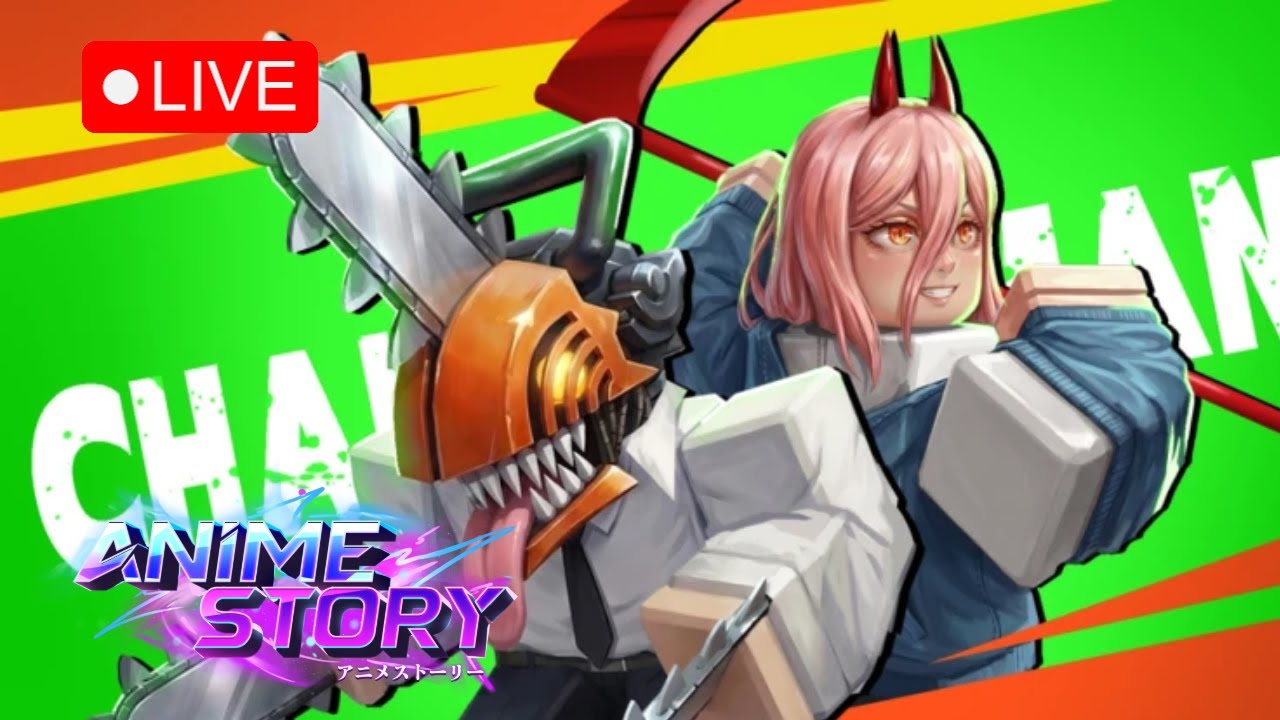 🟥  LIVE | NEW CHAINSAW MAN UPDATE IS HERE in Anime Story!!!! (Roblox)