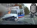 Crash Scene Erupts After Stolen Ambulance Fled - Caught on Dashcam