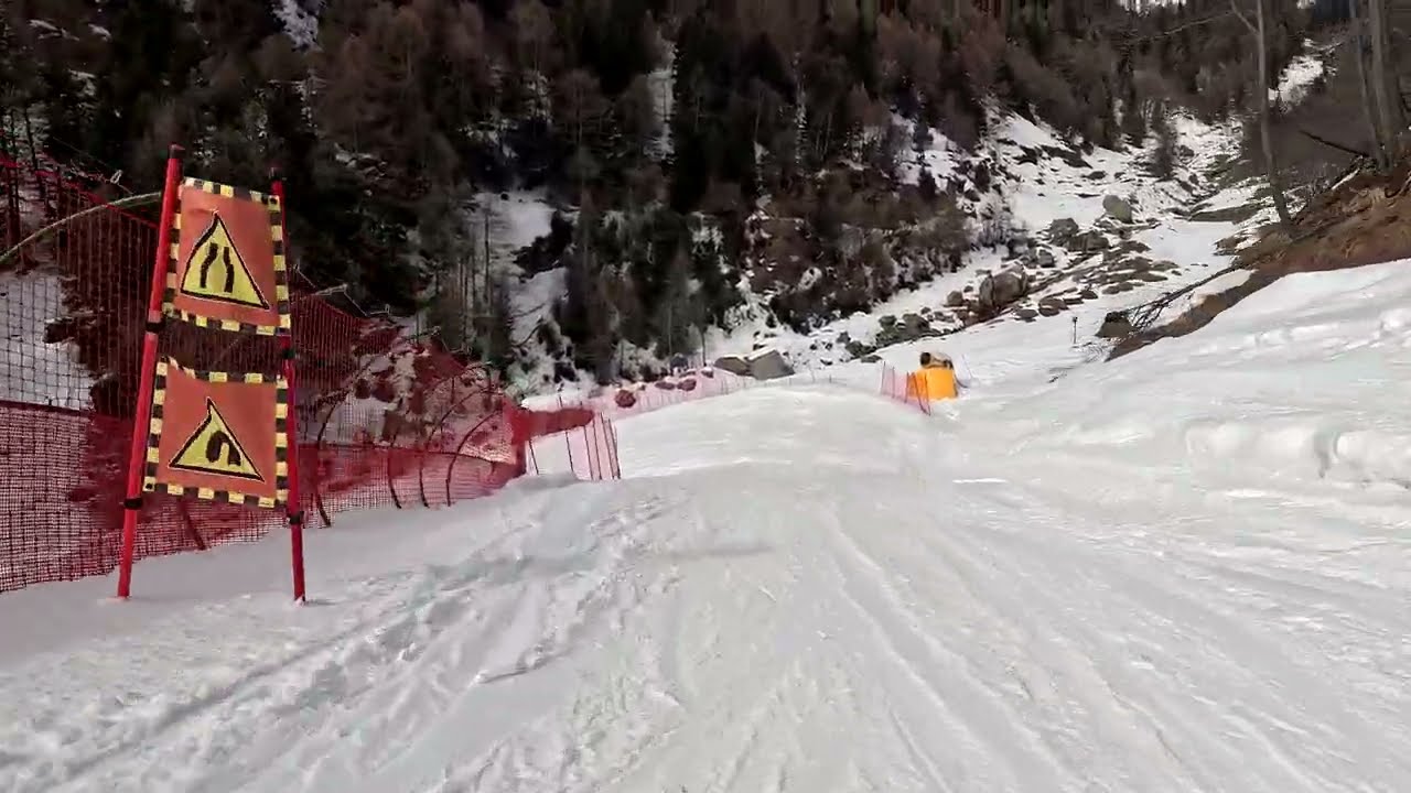 Pejo 3000 w Val di Sole: trasa 15-czerwona, 1-czerwona i 2-niebieska