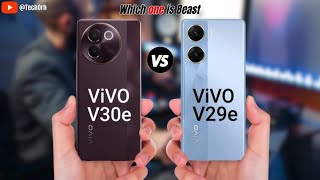 Vivo V30e vs Vivo V29e Full Comparison