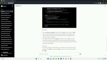 python check internet connection ping