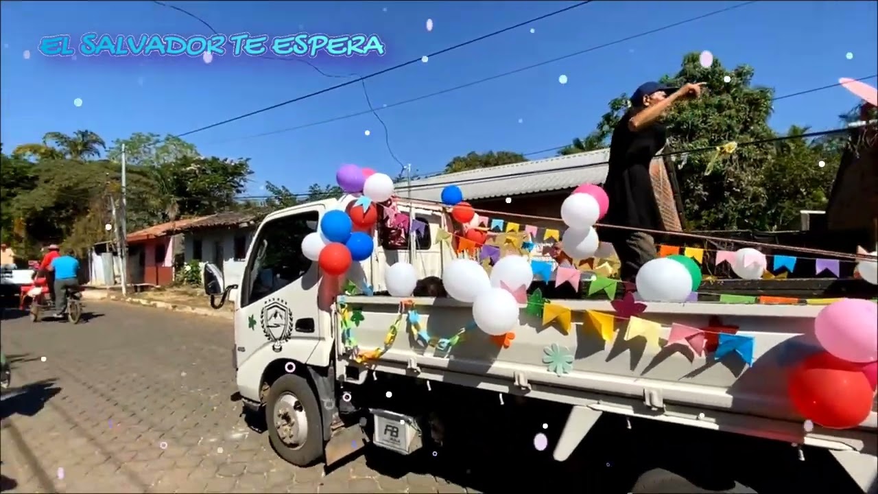 Desfile de los bolitos en distrito de Nueva guadalupe san miguel oeste El salvador 