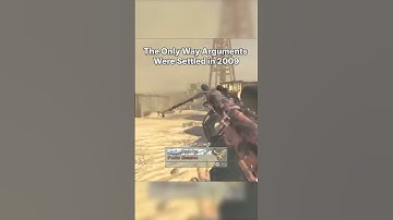 The rules were simple: Intervention only 🎯 #callofduty #nostalgia