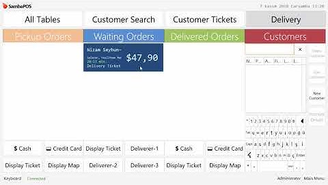 SambaPOS & GloriaFood Online Ordering System Integration