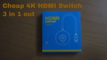 HDMI Switch 4K, Meofia Manual 3 In 1 Out HDMI Switcher-Cheap 4k HDMI switcher for multiple computers