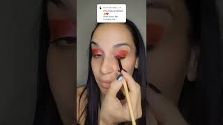 Makeup Rosa🩷 rosso❤️ #makeup #beautycontentcreator #shortvideo #tutorial #videorisposta #risposte