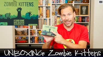 UNBOXING: Zombie Kittens - a new Exploding Kittens game
