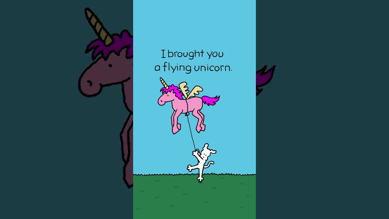 Flying unicorn.  