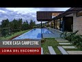 VENDO CASA CAMPESTRE LOMA DEL ESCOBERO (Medellín - Envigado) $ 4.900.000.000. Cel: 312 362 83 02