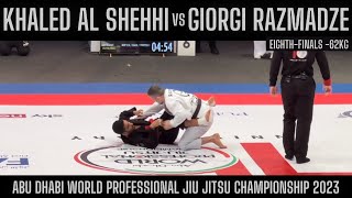 Khaled Al Shehhi vs Giorgi Razmadze- Eighth-Finals -62kg Abu Dhabi World Pro Jiu Jitsu 2023- React