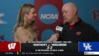 Kelly Sheffield Reflects on Final Four Season and Key Performances | Wisconsin Volleyball